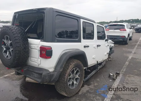 2021 Jeep Wrangler Unlimited Rubicon 4X4 из США, поврежденный, VIN 1C4HJXFN9MW628783